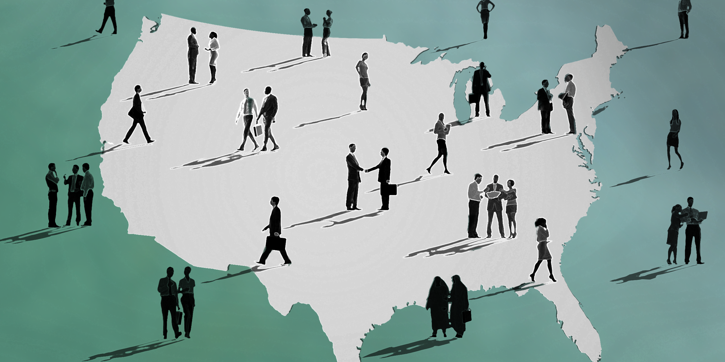 Map-Business-People